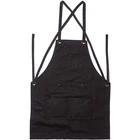 Durable Heavy Duty Cross Back Apron Waxed Canvas Tool Apron With Pocket