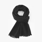 2019 oem classic cheap price winter silk brushed scarf cashmere