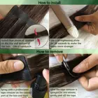 Wholesale Remy 100% Tape In Human Hair Extensions Double Drawn Human Tape Hair Extensions
