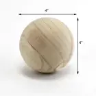 Wooden 2020 Natural Round Unfinished Large Wooden Balls For DIY Jewelry Making