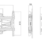 New Design 32"~70" Tilting Wall Mount Tv Bracket With VESA 400x600mm
