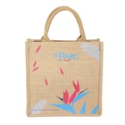 Jute Bag Customized Cheap Supermarket Recycling Shopping with Handle