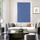 Blue color roller polyester curtain blackout zebra vertical zebra blinds fabric