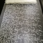 wholesale unique wedding dress embroidery with beads and sequins lace fabric