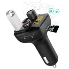 Fm Transmitter Factory Supply New Function One-key Bass Booster Small Fm Transmitter