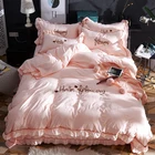 Bedding Sets In Stock 100% Polyester Fibre Simplicity Home Textile Four-pieces Bedding Sets Duvet Cover