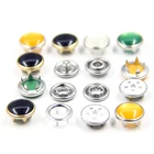 HOT SALE Custom Snap Button Jewellery Crystal Rhinestone Snap Button With Screw For Baby Clothes