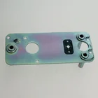 BACK PLATE AND SPRING SPINDLE ASSEMBLY OF DOOR LOCK