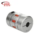aluminum alloy P type GS type standard elastomer inserted clamping hub and concentrically curved jaws flexible coupling