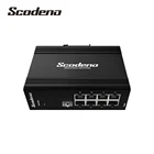 Port Snmp 9snmpv1/v2c/v3 Scodeno Industrial Gigabit 1 SFP 8 Port PoE Managed Switch With SNMP V1/v2/v3