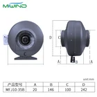 Fan For Exhaust Fan Price Miwind Exhaust 4'' 100mm Ventilating Circular Inline Duct Fan For Kitchen