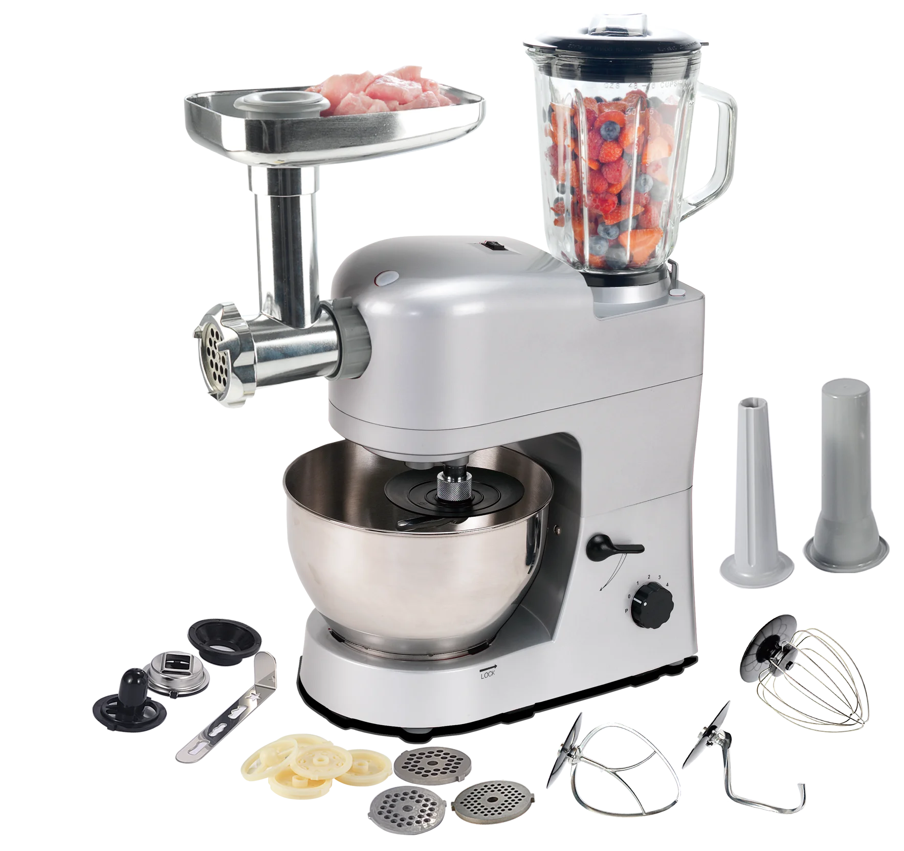 Planetary large stand food mixer