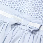Kids Cotton Girl Girl Dresses Girls Sleeveless Dress Kids Crochet Lace Soft Pure Cotton Poplin Lining Children Wear