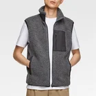 Fashion winter shearling berber fleece sherpa vest for men