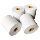 Preprinted Glossy 80x80mm Thermal Paper Label Rolls