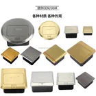 high quality silver ebay amazon US american TR factory supply pop up floor receptacle outlet mounted socket box with usb