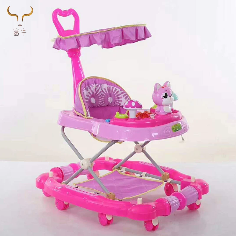 cheap pink baby walkers