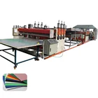 Automatic PP PC PE Hollow Cross Section Plate Making Machinery with CE Certificated