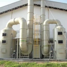 PP material exhaust gas washing tower wet scrubber for acid and alkali waste gas waste gas washing tower