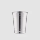 Factory Direct custom metal drinking water cups bar tools 13oz small wine stainless steel cup