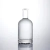 customized 750 ml cork top wholesale liquor spirits rum vodka whiskey tequila gin clear OSLO glass bottles