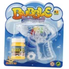Inertia Transparent Blower Gun Plastic Bubble Toys for Kids Boys