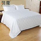 Soft Luxury 5 Star Hotel Yarn Dyed Color Bed Sheet Set Bedding Set