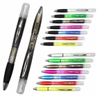 Plastic Pen Custom Portable Multifunction Color Plastic PP Pen Body Spray Ballpoint Pen With Logo