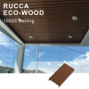 WPC Wood Plastic Modern False Ceiling Tiles Design, 100*25mm Decorative Teak Wood Ceiling Panel