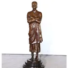 OEM copper brass waiter statues statue guerrier statue of liberty figure