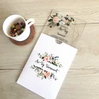 2020 Custom color Blank acrylic wedding invitation card for wedding