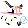 Top quality Finger Hip O Circle Shaped Resistance Band, Figure 8 Resistance Tube Band, Tubing Set For Pull up Workout Bands Set