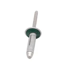 Bright Uncoated Waterproof Rivet Aluminum Waterproof Triple Claw Blind Rivets With Rubber