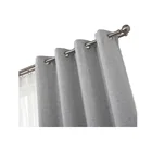 professional manufacturer supplier linen look grey sewing heavy curtain imported from china
