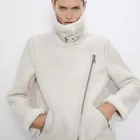 Jackets Jackets Cl20082003 High Quality Fur Lined Leather Jackets Women's Lambs Wool Jackets