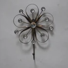 Wire homedecorative arts ornaments Livingroom Flower crafts wall decors gifts