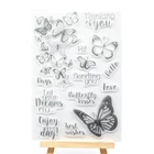Hot Selling Manufacturer High Quality clear stamps for card making butterfly