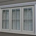 white wood plantation shutters sunproof 2019 newest style Highest cost performance