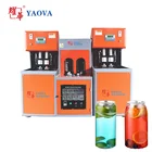 semi automatic pet beverage bottle blow molding making machine
