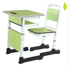 2019 new product colorful comfortable classroom metal desk and chair setr for school