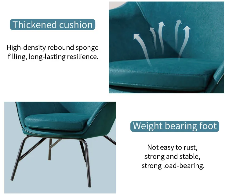 Office Room Modern Chair Seater Leather Seat Set Arm Chairs Leisure Furniture 1 Seccional Single Sofa