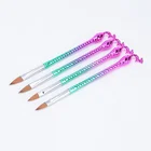 Mermaid Pole Colorful color Nail Art Brush Nail Art Tools Nail Painting Acrylic set Brush