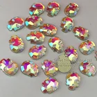 Organic Gemstones Gold Bottom Non Hot Fix Stone Top Sell AB Rhinestone Sparkle Bling Discount Factory Direct for Toy Crafts
