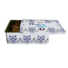 Rectangular Metal Sliding Tin Box for Candy Packaging, Mint Tin Can With Slid Lid, Food Safe Slid Tin Case