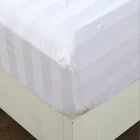 white luxury bed sheet fabric for 5 stars hotel bedding set bedsheet flat sheet use