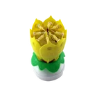 Gift Birthday Gift Rotating Lotus Flower Music Birthday Candle