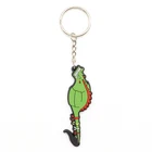 Promotional custom Crocodile shaped cheap soft PVC Keychain Key Chain Factory Custom 3d Rubber Soft Pvc Keychain