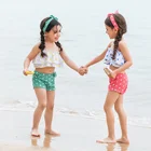New Design Baby Little Girl Swimsuit Swimming Kids Bikini Two Piece Kids Beach Swimwear Micro Bikini