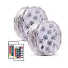 Lights Home Party Vase Waterfall Fish Tank Christmas Halloween Decor RGBW Underwater Submersible LED Lights