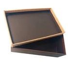 Packaging See Through Packaging Box Custom Printed 2 Pieces Rigid Setup Packaging Box Detachable With Lift Lid